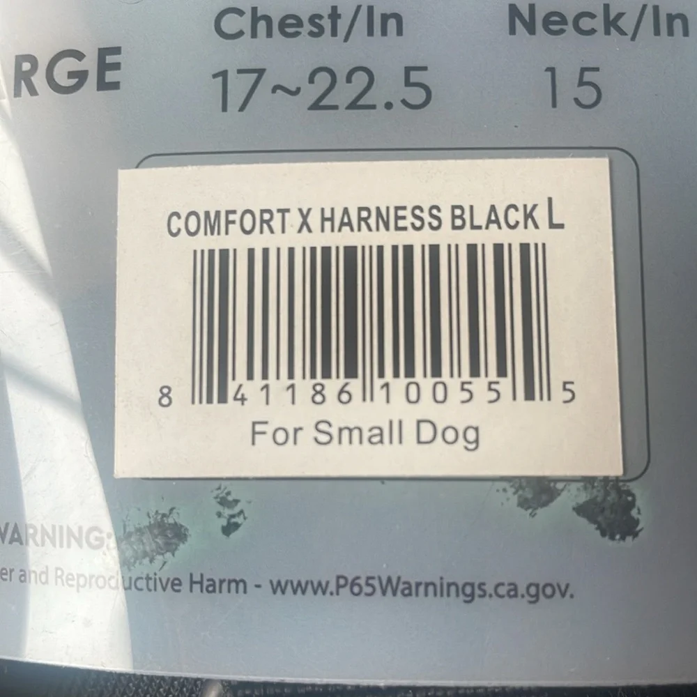 Gooby Comfort X Harness Size large